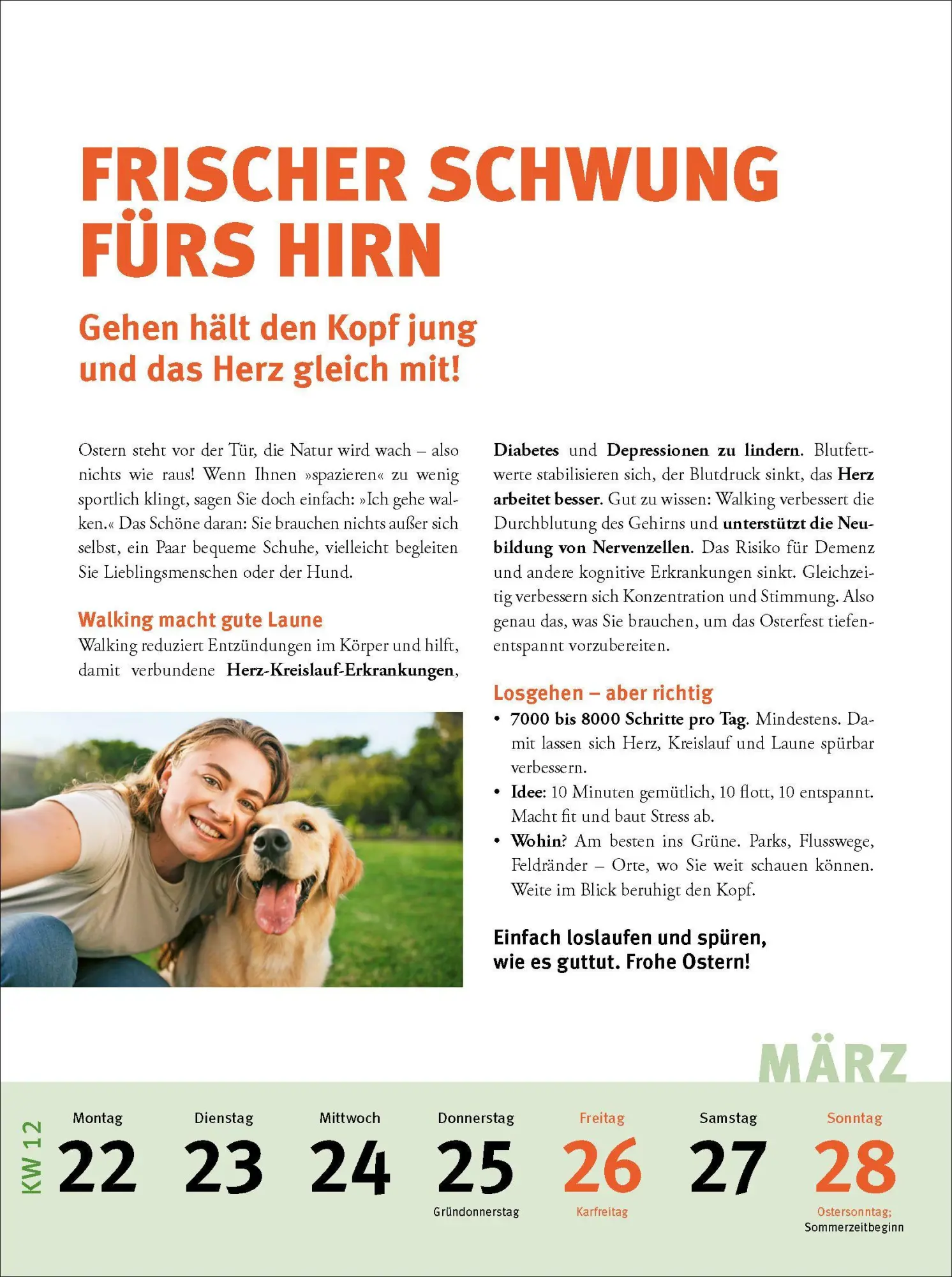 Bild: 9783453239807 | Fit und gesund durchs Jahr - Der Strunz-Wochenkalender 2027 | Strunz