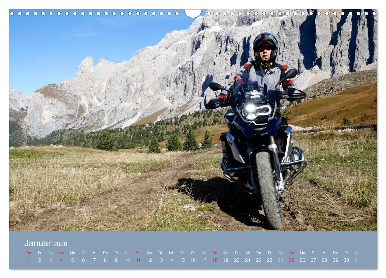 Bild: 9783457989807 | Freude an - Spaß mit der BMW GS (Wandkalender 2026 DIN A3 quer),...