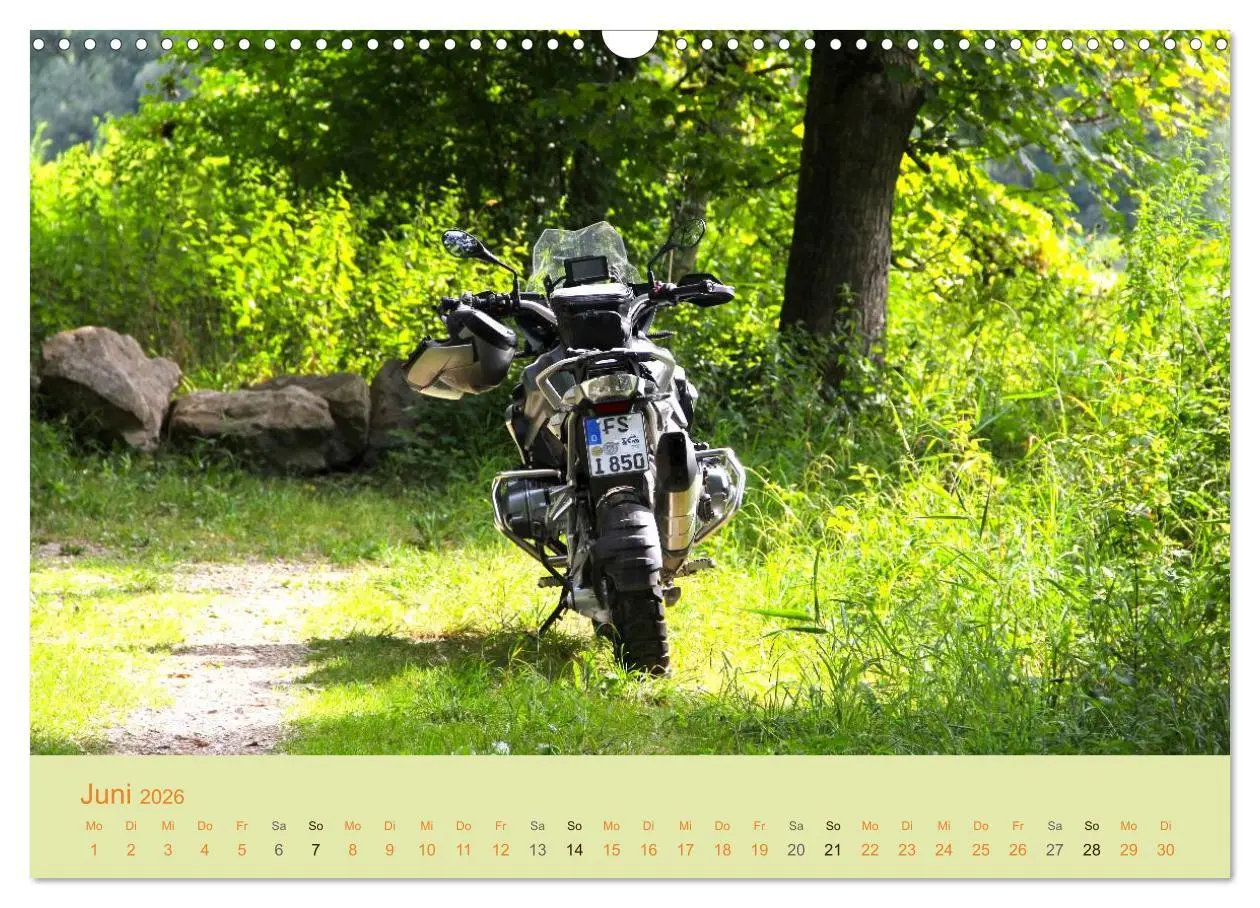 Bild: 9783457989807 | Freude an - Spaß mit der BMW GS (Wandkalender 2026 DIN A3 quer),...