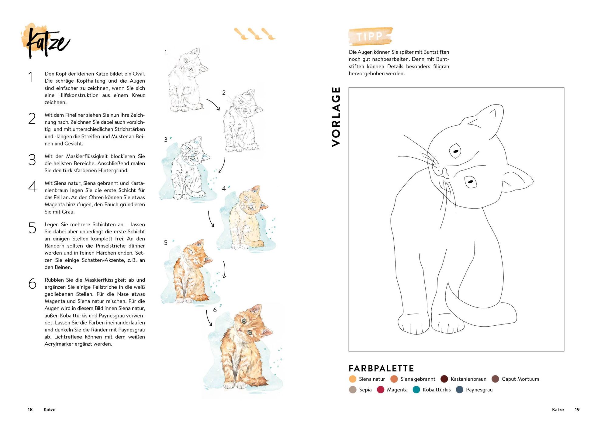 Bild: 9783745909807 | Motivwerkstatt: Aquarell - Tiere | Taschenbuch | 32 S. | Deutsch