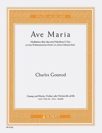 Cover: 9790001089807 | Ave Maria | Charles Gounod | Buch | 6 S. | Deutsch | 2001