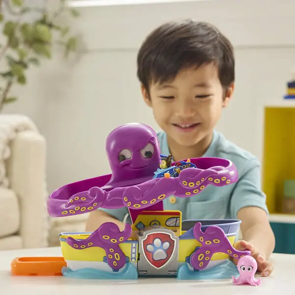 Bild: 681147089907 | PAW Pup Squad Oktopus Spielset | Karton | 70899 | Deutsch | 2025