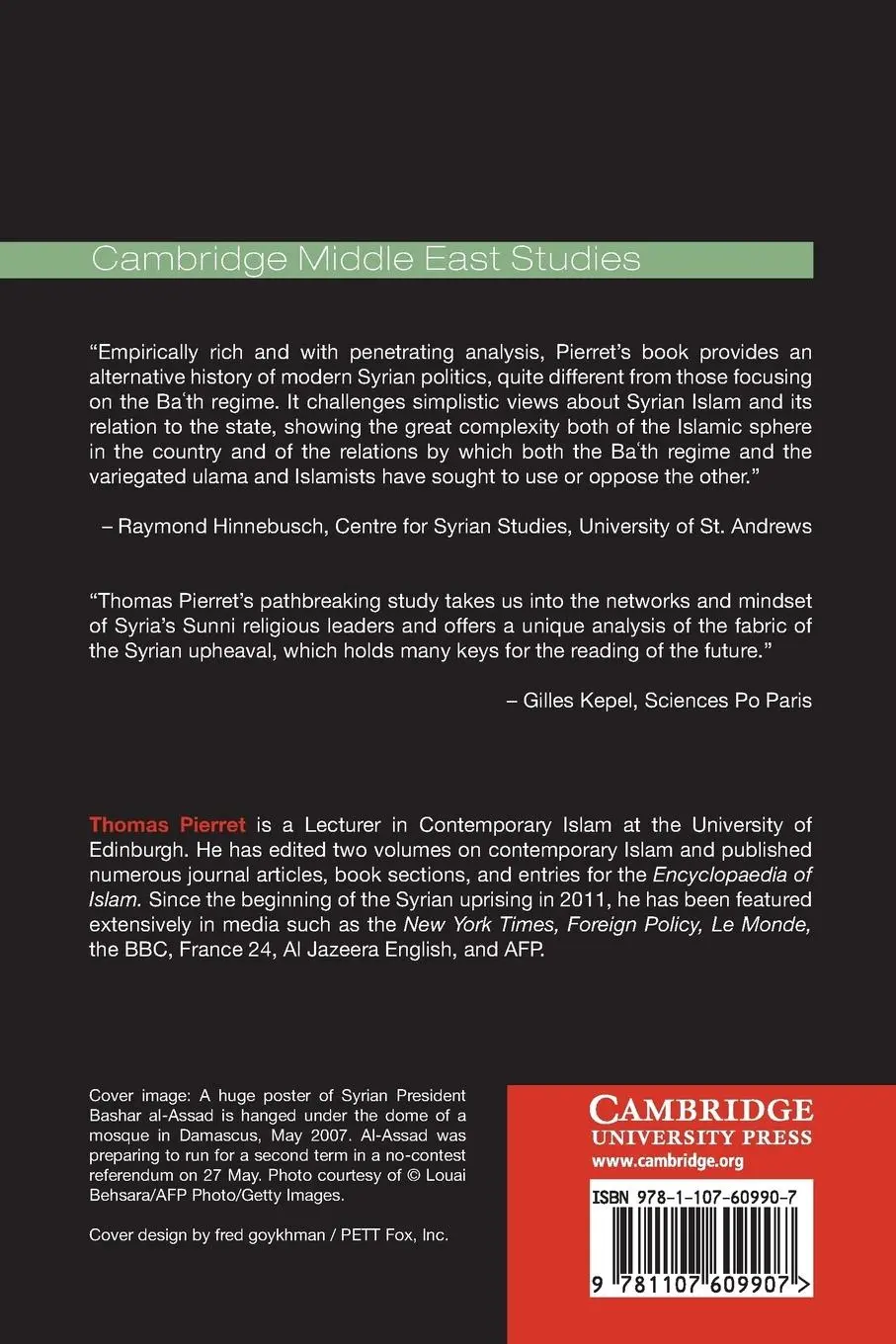 Rückseite: 9781107609907 | Religion and State in Syria | The Sunni Ulama from Coup to Revolution