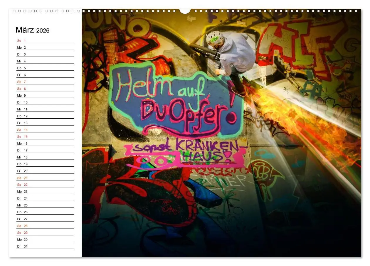 Bild: 9783457979907 | BMX My Life (hochwertiger Premium Wandkalender 2026 DIN A2 quer),...
