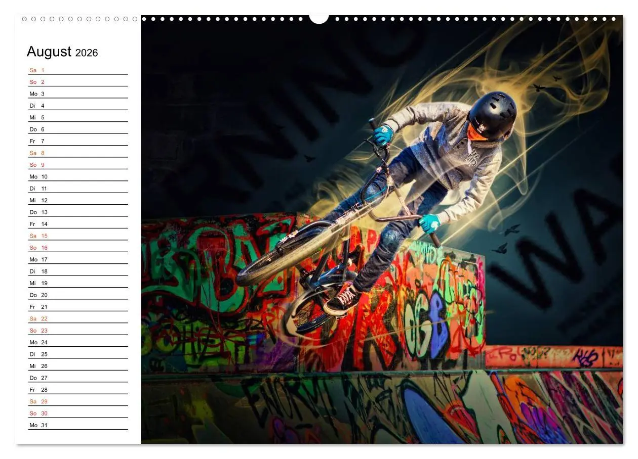 Bild: 9783457979907 | BMX My Life (hochwertiger Premium Wandkalender 2026 DIN A2 quer),...