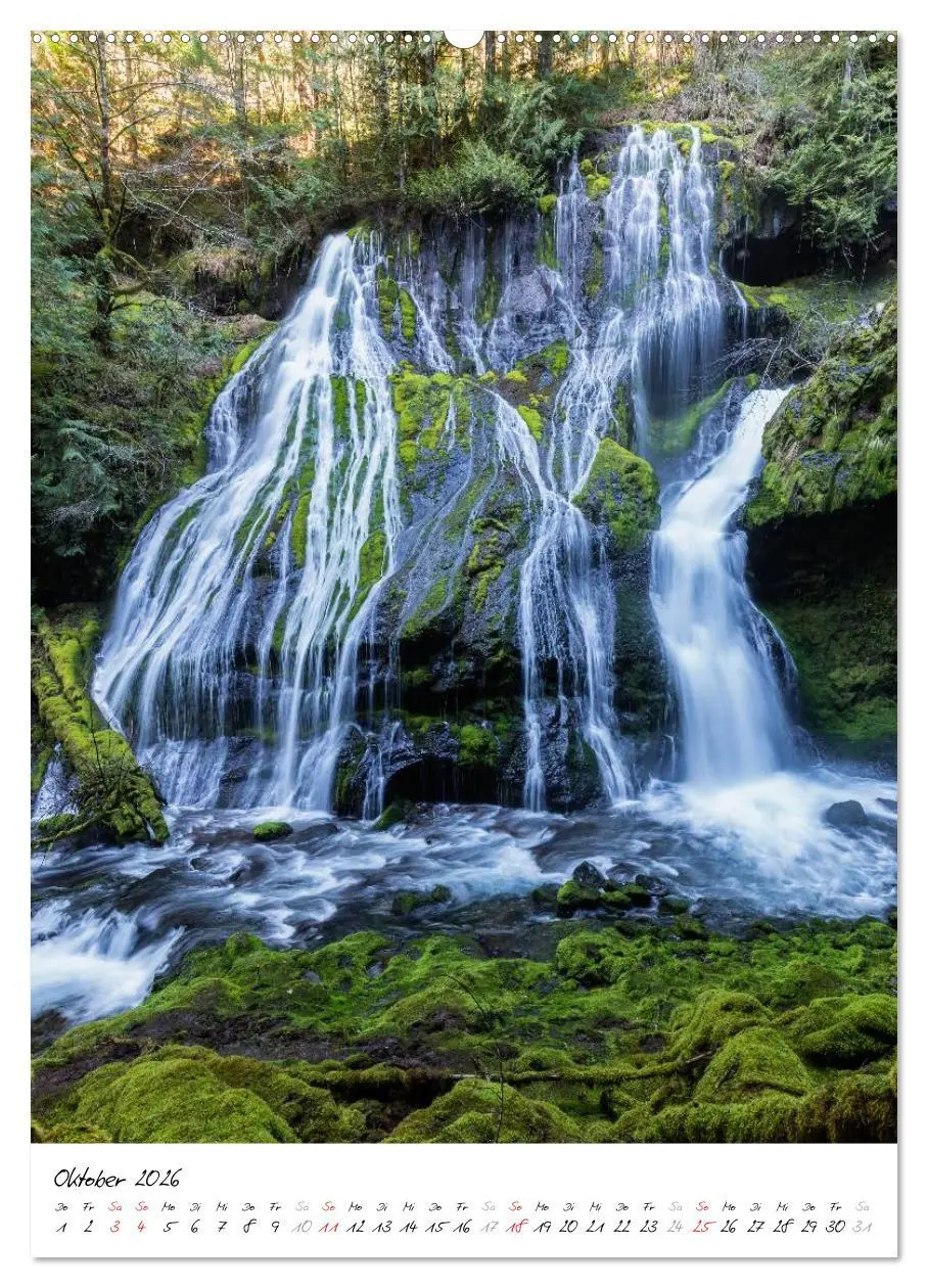 Bild: 9783516449907 | Faszination Wasserfall (Wandkalender 2026 DIN A2 hoch), CALVENDO...