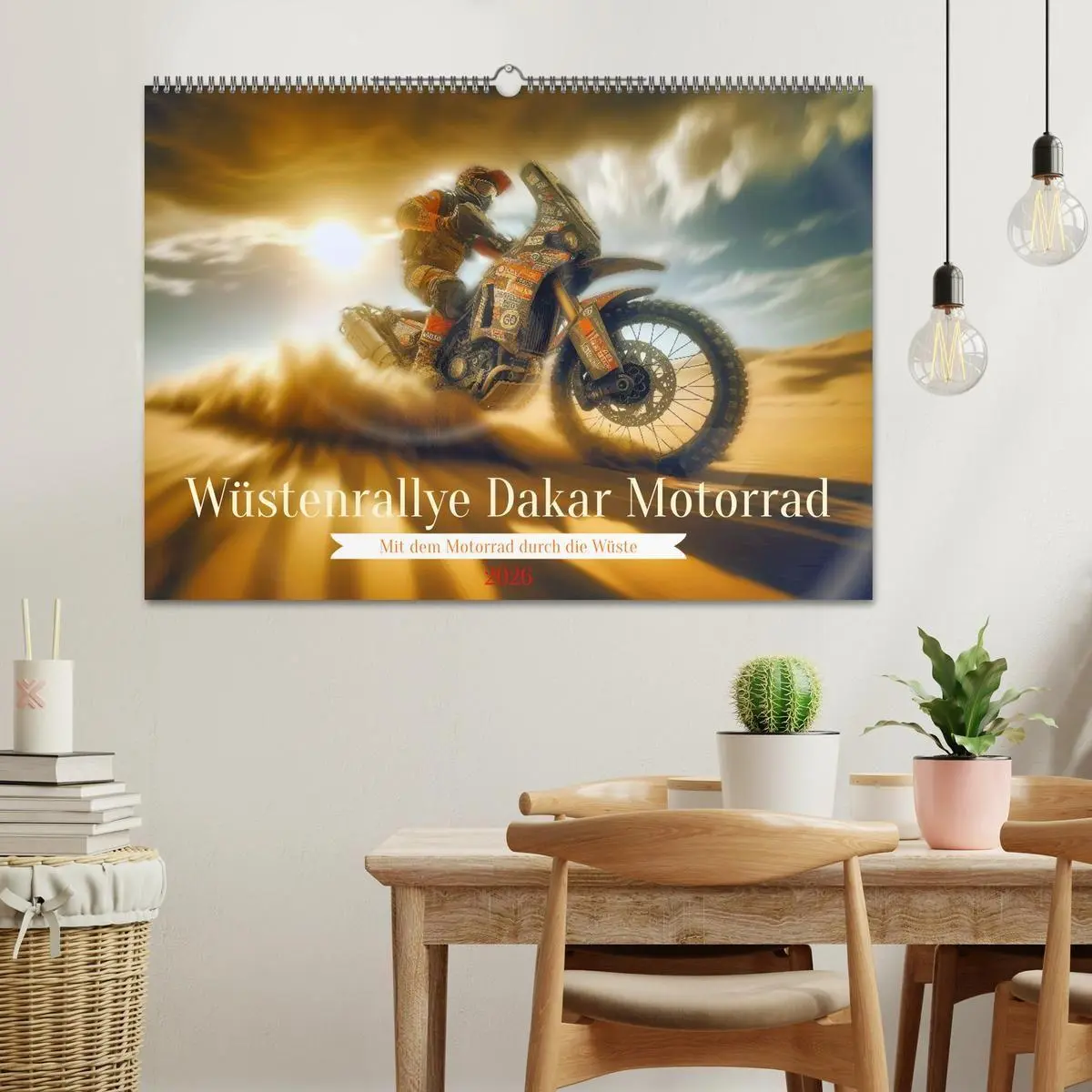 Bild: 9783516689907 | Wüstenrallye Dakar Motorrad (Wandkalender 2026 DIN A2 quer),...