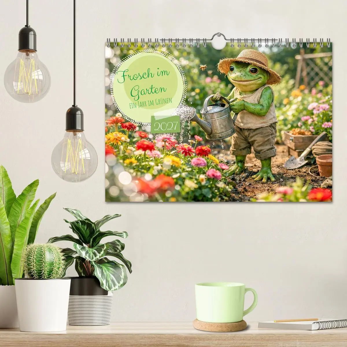 Bild: 9783516759907 | Frosch im Garten (Wandkalender 2027 DIN A4 quer), CALVENDO...
