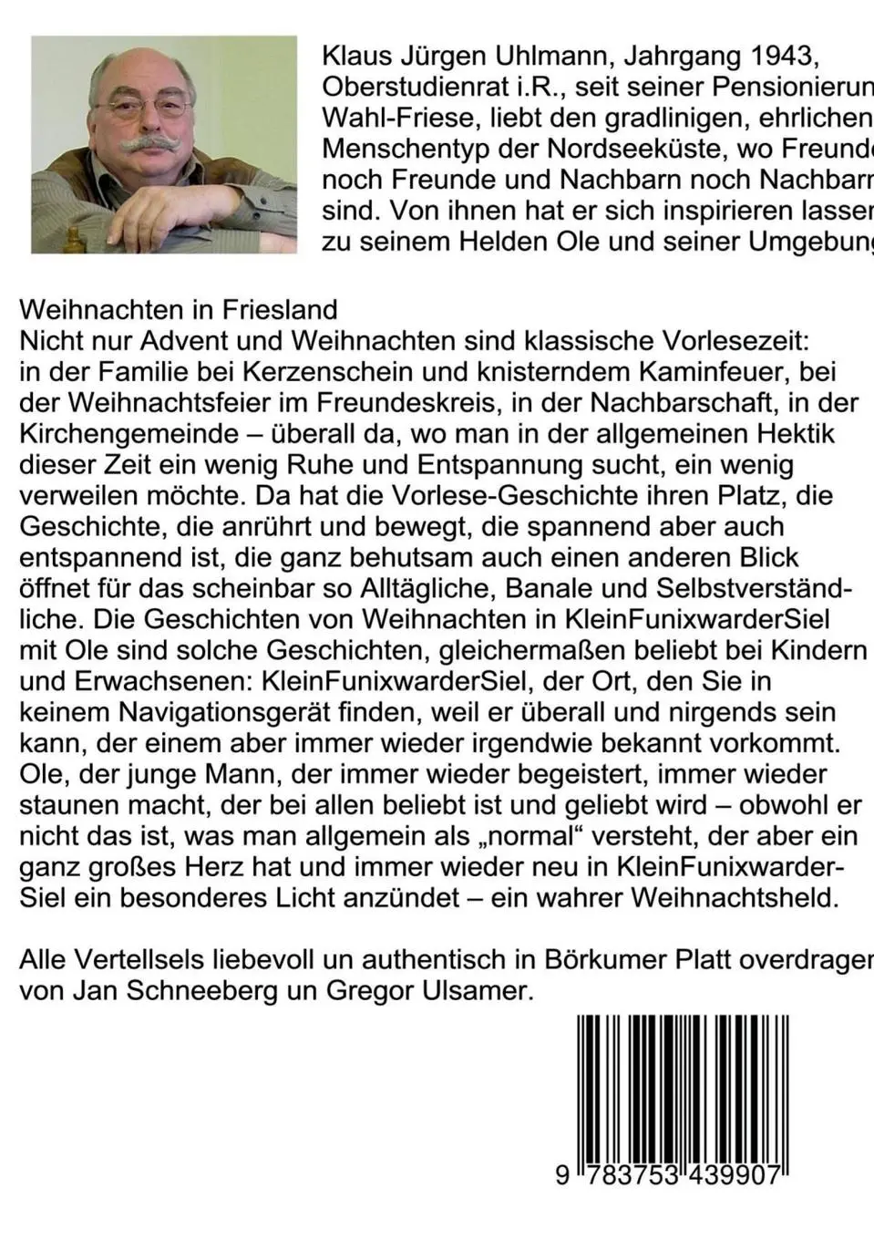 Rückseite: 9783753439907 | Die Weihnachtsgeschichte von Ole | Klaus J. Uhlmann (u. a.) | Buch