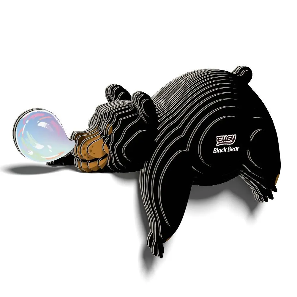 Bild: 9421036940008 | EUGY - 3D Bastelset Schwarzbär | Kit (Bastelset) | In Karton | 650081