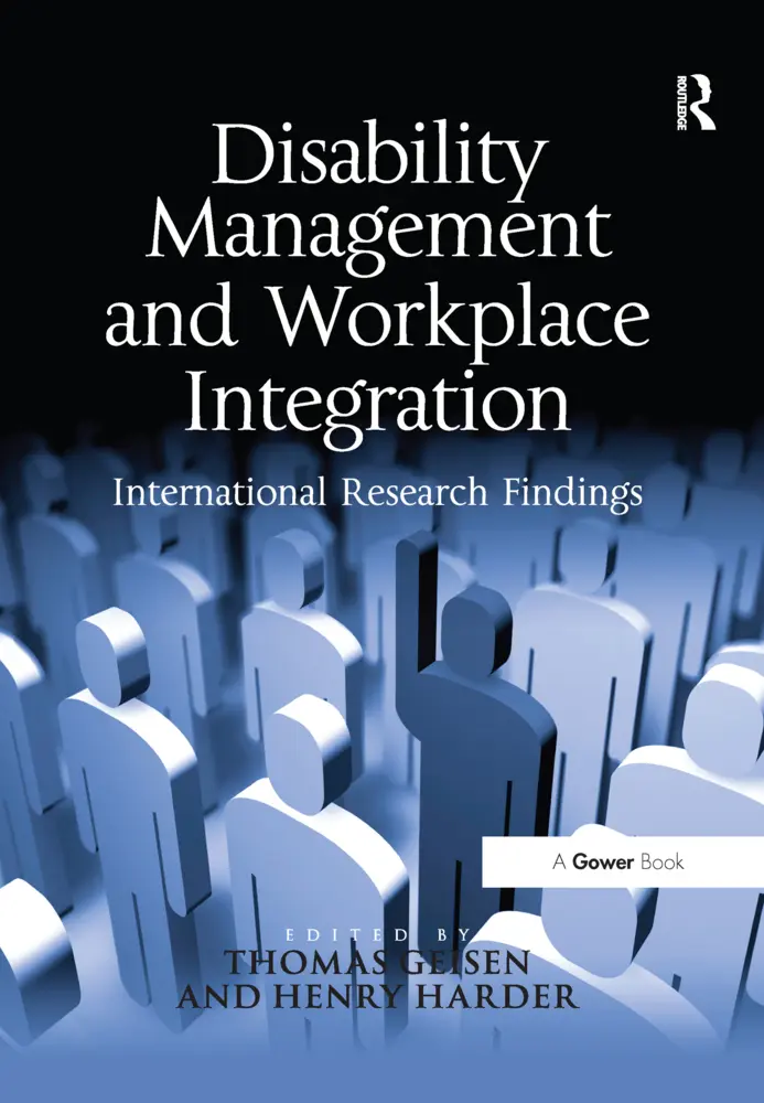 Cover: 9781138270008 | Disability Management and Workplace Integration | Henry G. Harder
