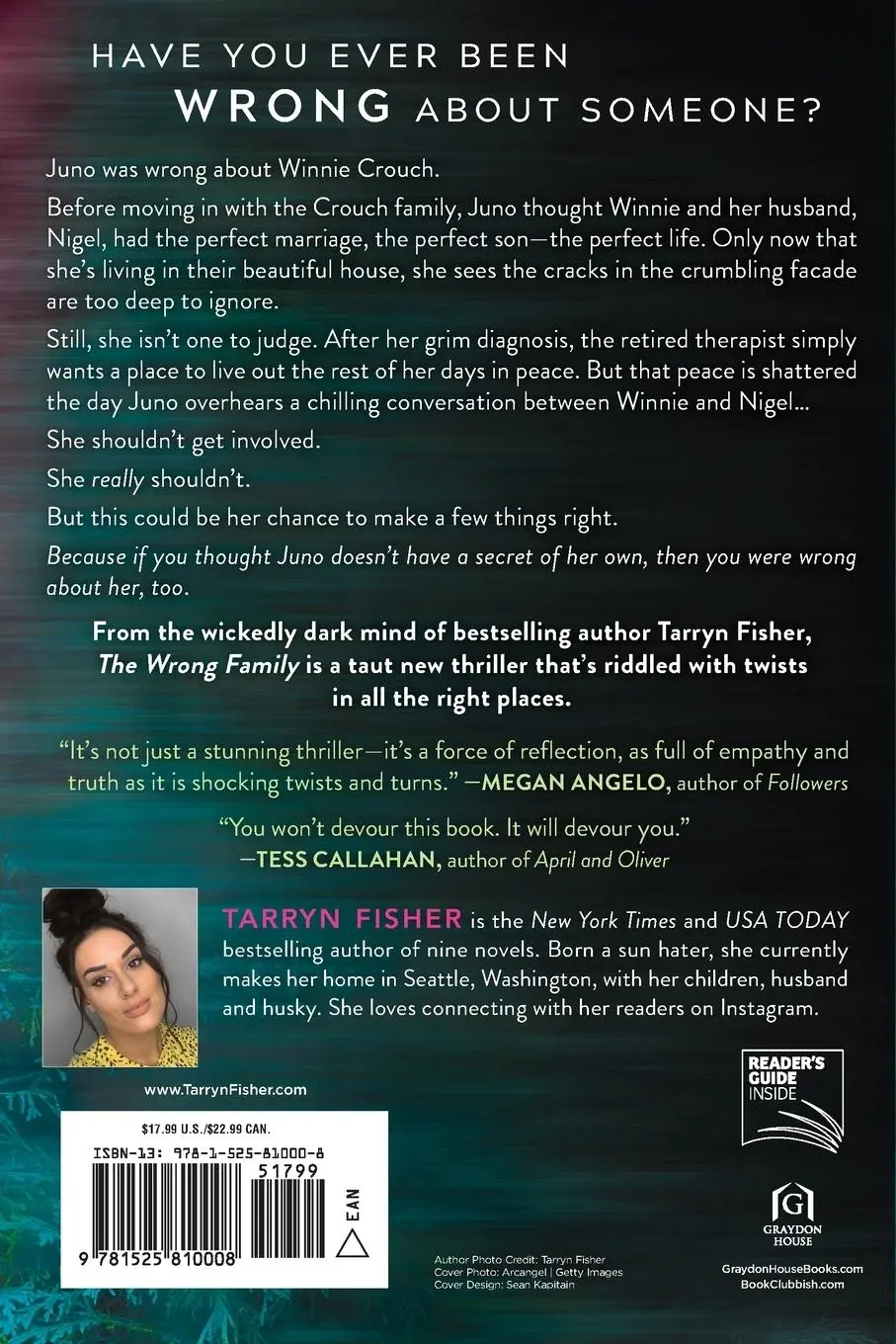 Rückseite: 9781525810008 | The Wrong Family | A Domestic Thriller | Tarryn Fisher | Taschenbuch