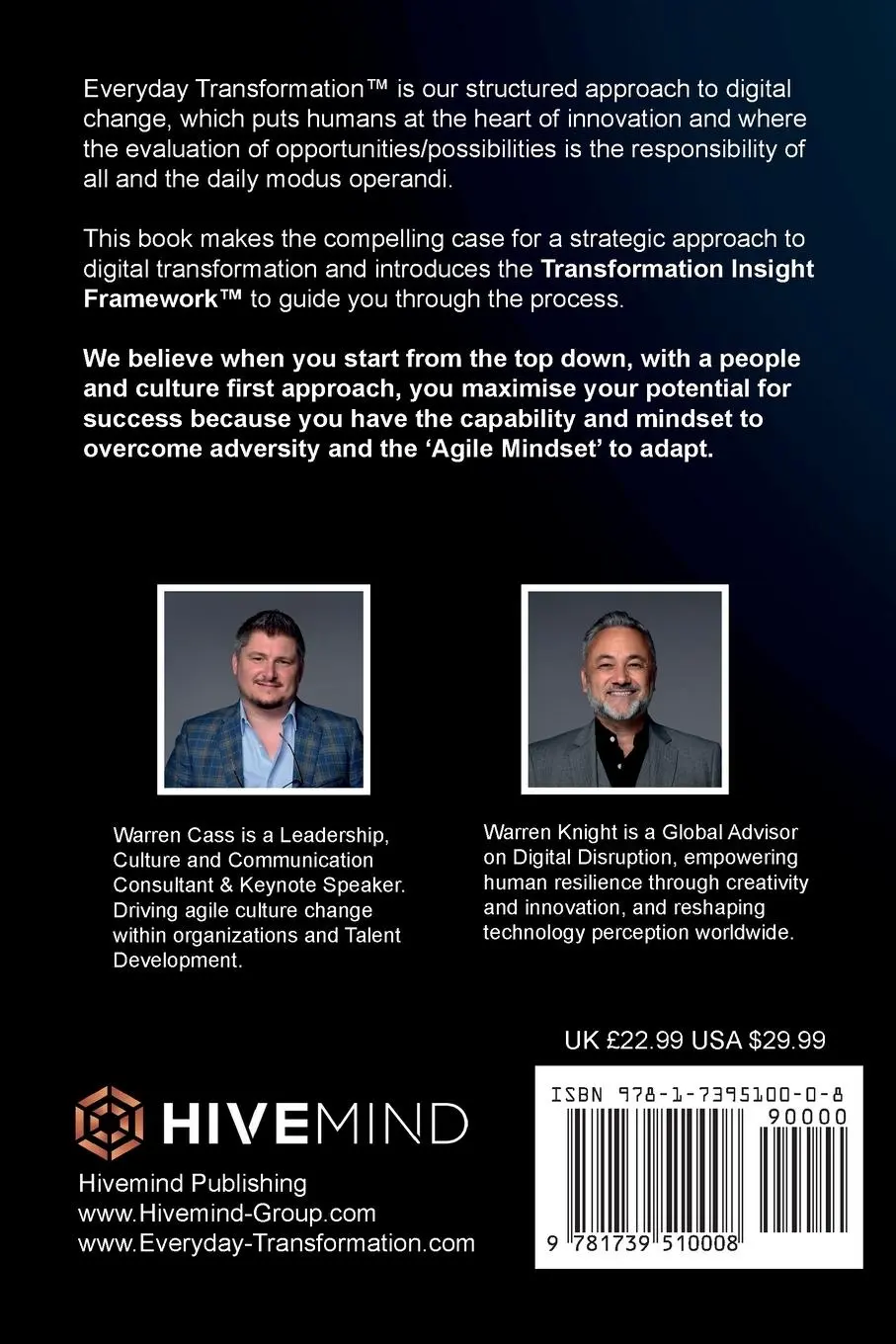 Rückseite: 9781739510008 | everyday TRANSFORMATION | The Human First Approach to Digital Change