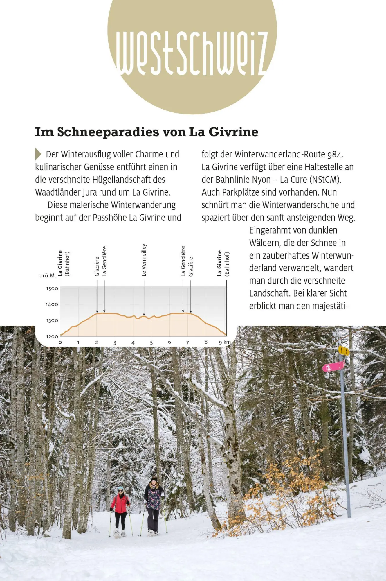 Bild: 9783259300008 | Kümmerly+Frey Erlebnis Schweiz Wandern im Winter - Wanderführer | Buch