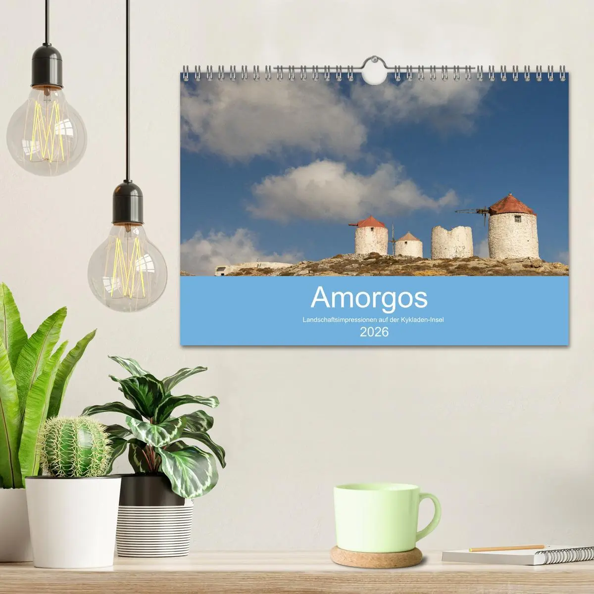 Bild: 9783457610008 | Amorgos - Kykladenimpressionen (Wandkalender 2026 DIN A4 quer),...