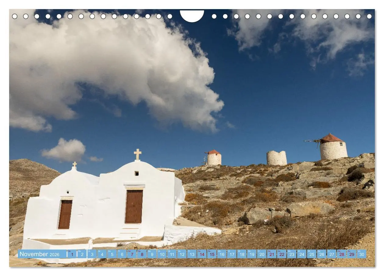 Bild: 9783457610008 | Amorgos - Kykladenimpressionen (Wandkalender 2026 DIN A4 quer),...