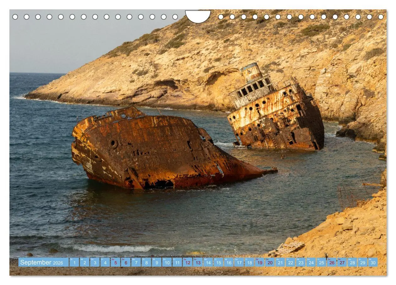 Bild: 9783457610008 | Amorgos - Kykladenimpressionen (Wandkalender 2026 DIN A4 quer),...