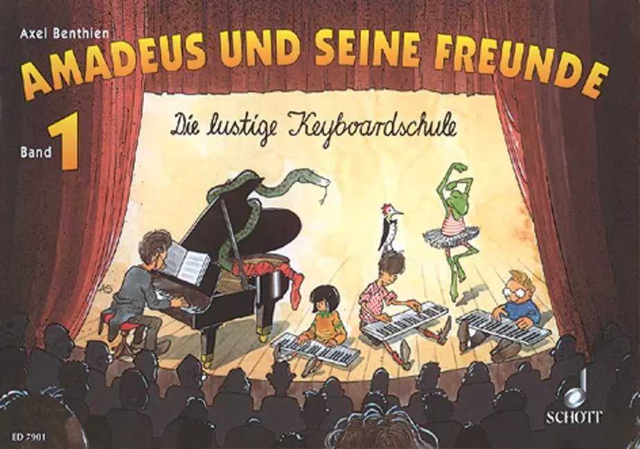 Cover: 9783795750008 | Amadeus und seine Freunde 1 | Die lustige Keyboardschule | Benthien