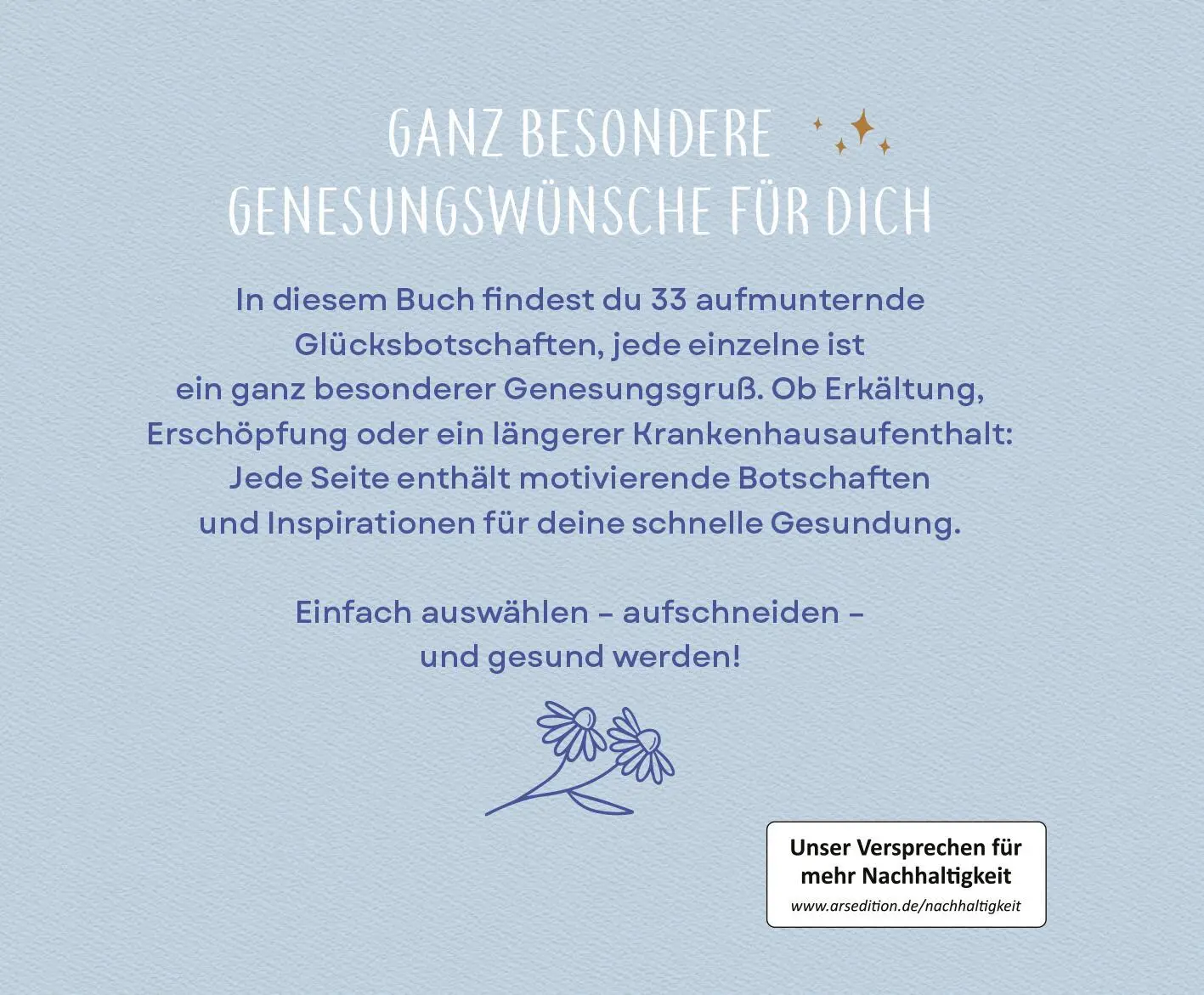Rückseite: 9783845860008 | Gute Besserung - Alles Liebe! | 33 Glücksbotschaften zum Aufschneiden