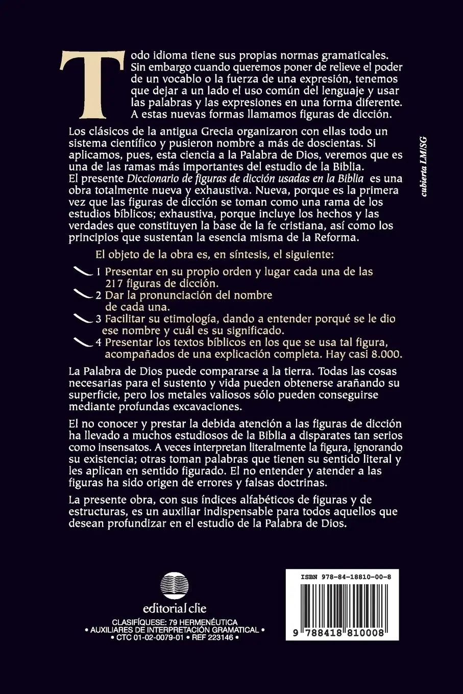 Rückseite: 9788418810008 | Diccionario de figuras de dicción | E. W. Bullinguer (u. a.) | Buch
