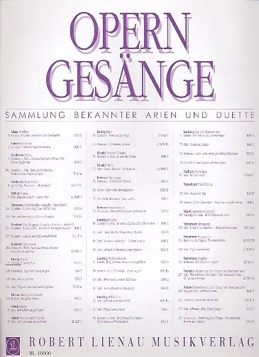 Cover: 9790011160008 | Letzte Rose (Martha) | Friedrich von Flotow | Operngesänge | Buch