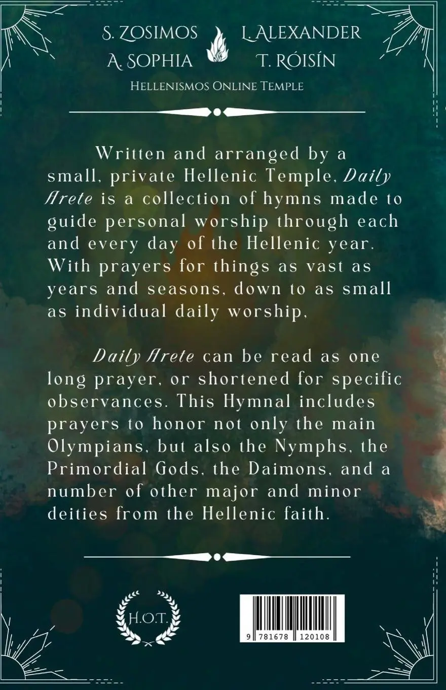 Rückseite: 9781678120108 | Daily Arete | A Hellenic Polytheist Hymnal | Skyelar Zosimos | Buch