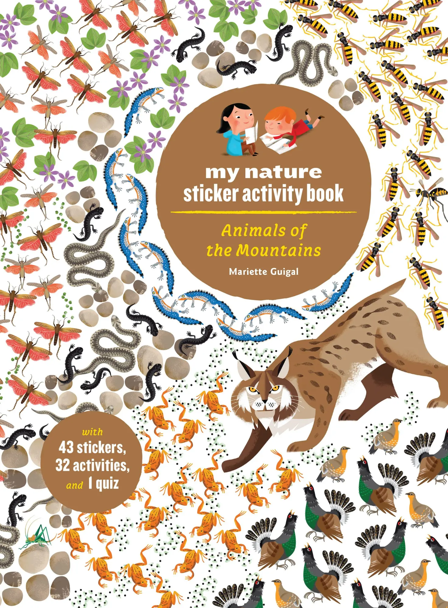 Cover: 9781797230108 | Animals of the Mountains | My Nature Sticker Activity Book | Andre