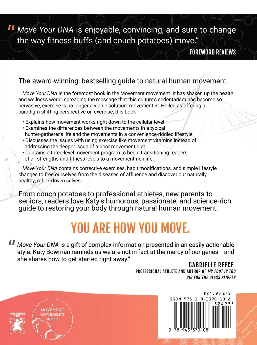 Rückseite: 9781943370108 | Move Your DNA 2nd ed | Restore Your Health Through Natural Movement