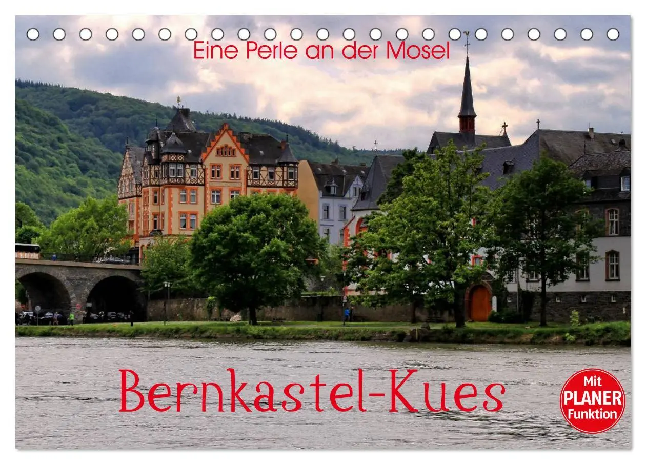 Cover: 9783457910108 | Eine Perle an der Mosel - Bernkastel-Kues (Tischkalender 2026 DIN...