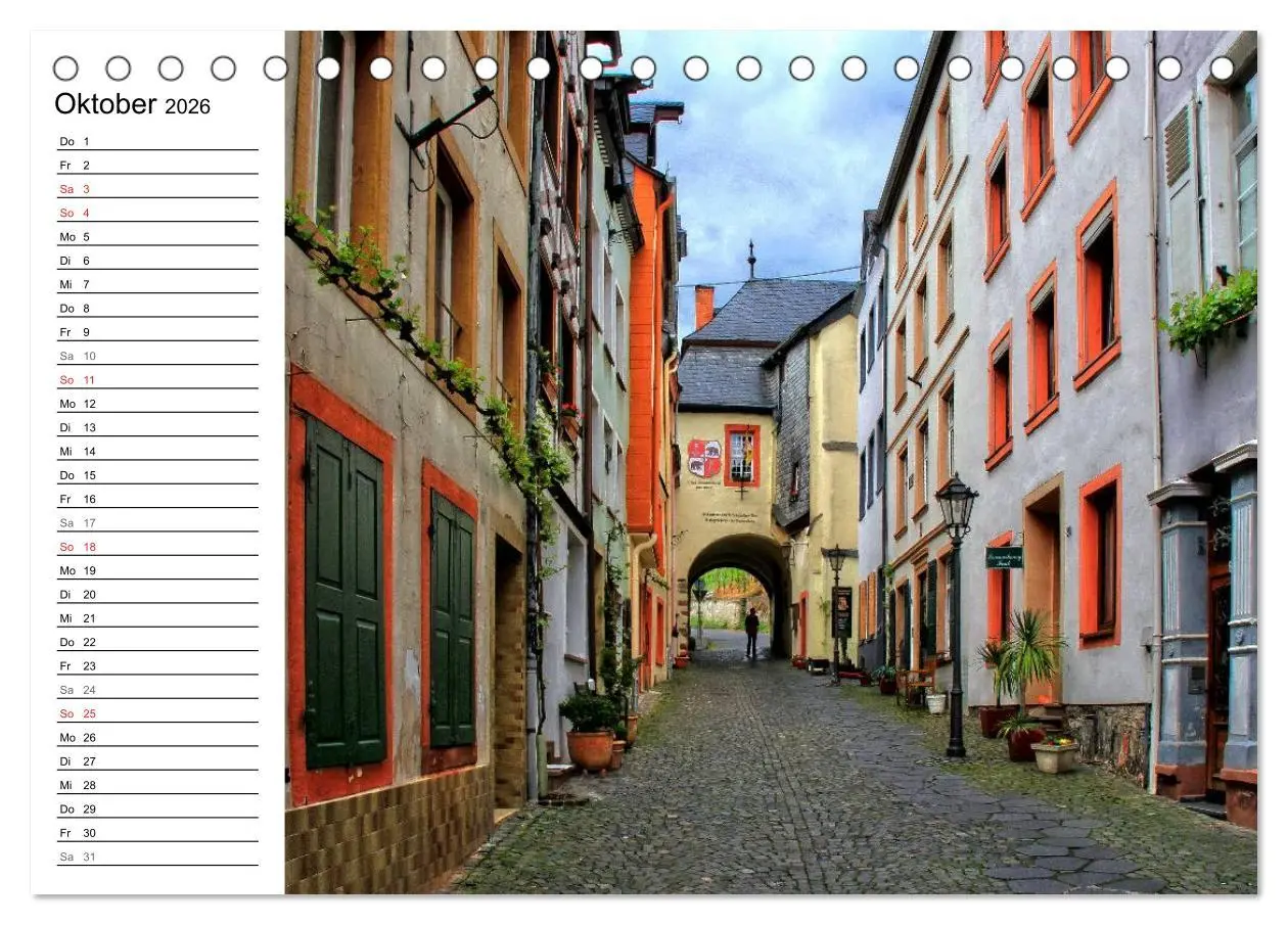 Bild: 9783457910108 | Eine Perle an der Mosel - Bernkastel-Kues (Tischkalender 2026 DIN...