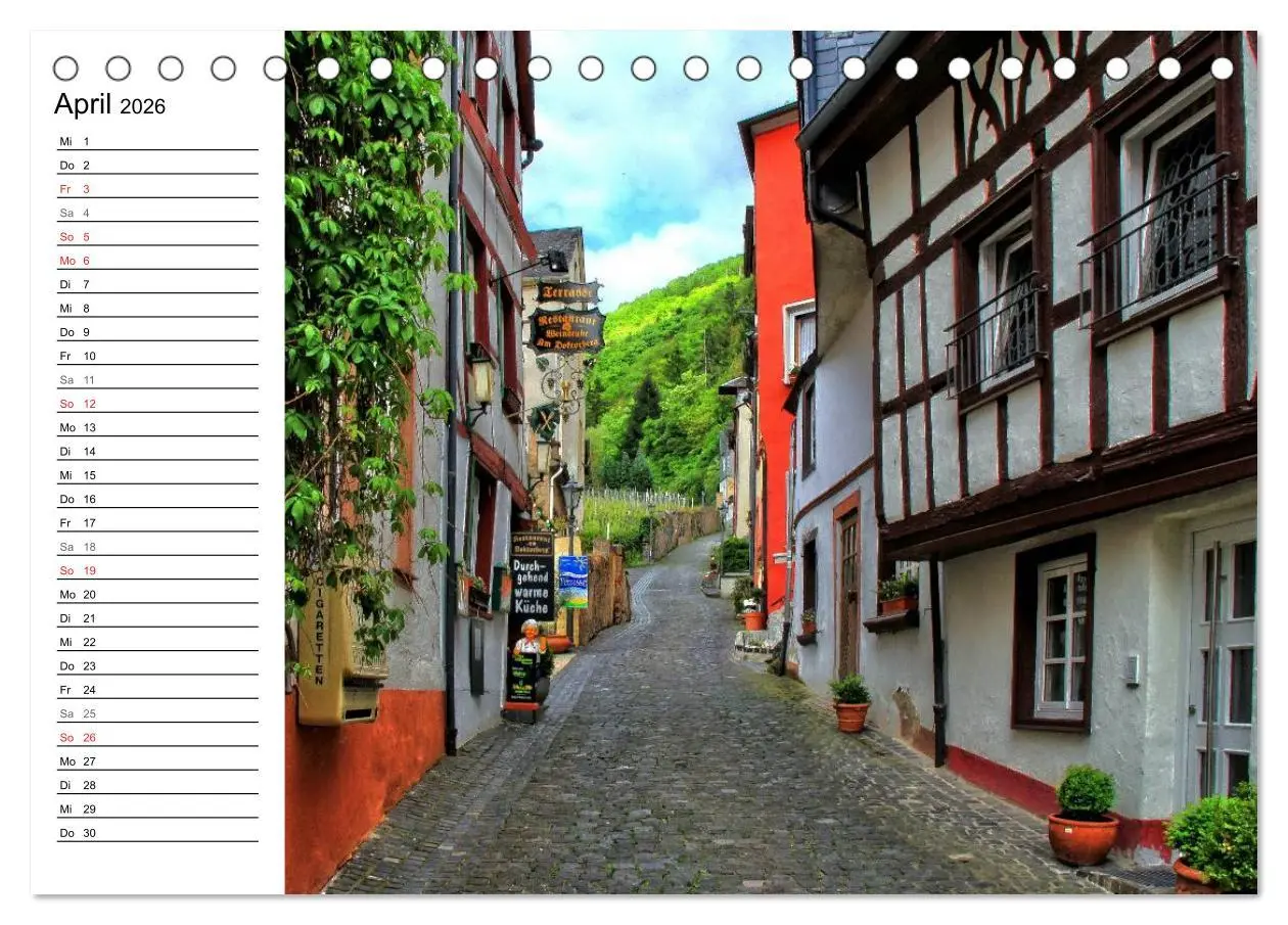 Bild: 9783457910108 | Eine Perle an der Mosel - Bernkastel-Kues (Tischkalender 2026 DIN...
