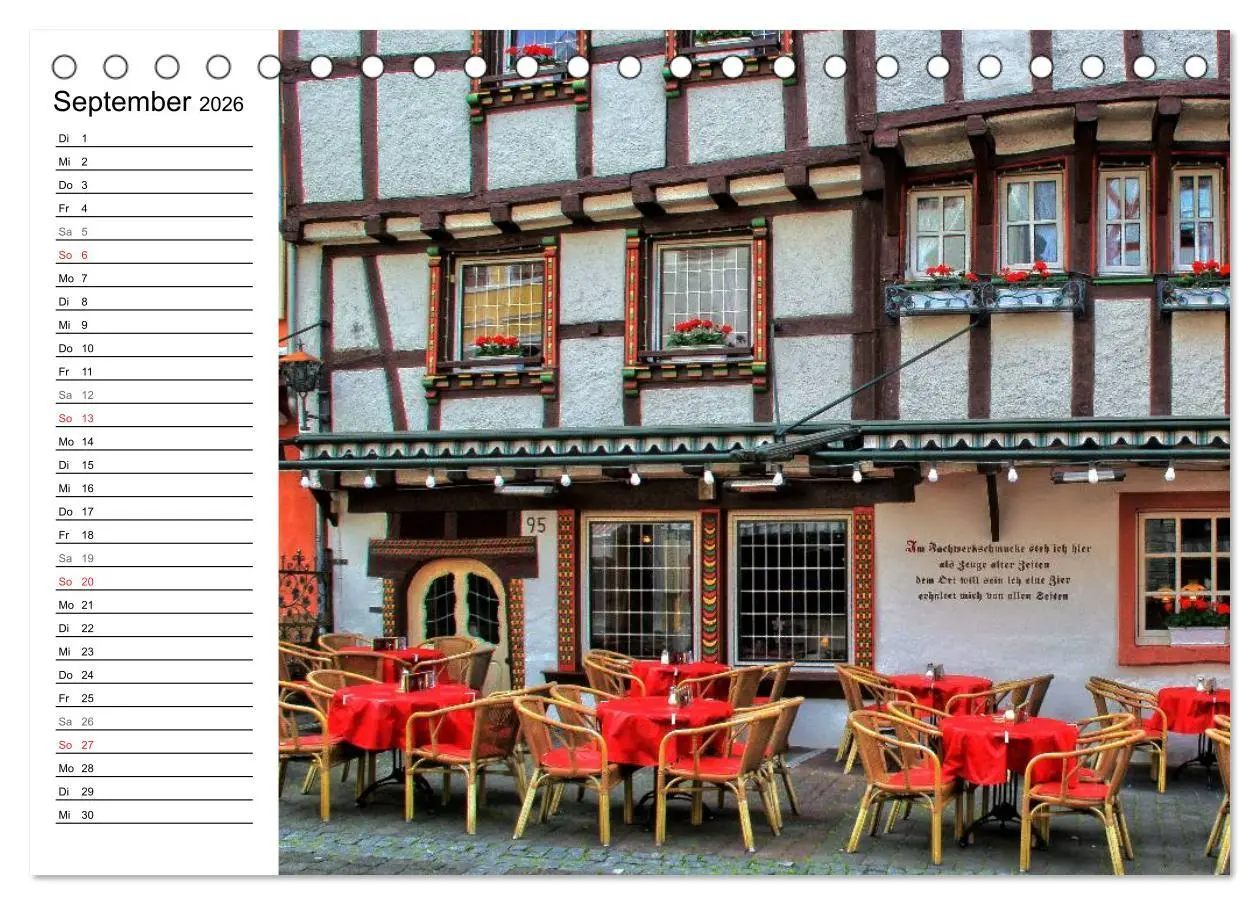 Bild: 9783457910108 | Eine Perle an der Mosel - Bernkastel-Kues (Tischkalender 2026 DIN...