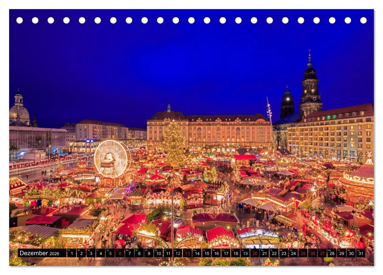 Bild: 9783516240108 | Barockperle Dresden (Tischkalender 2026 DIN A5 quer), CALVENDO...