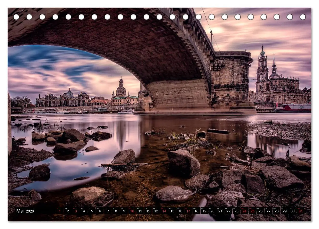 Bild: 9783516240108 | Barockperle Dresden (Tischkalender 2026 DIN A5 quer), CALVENDO...