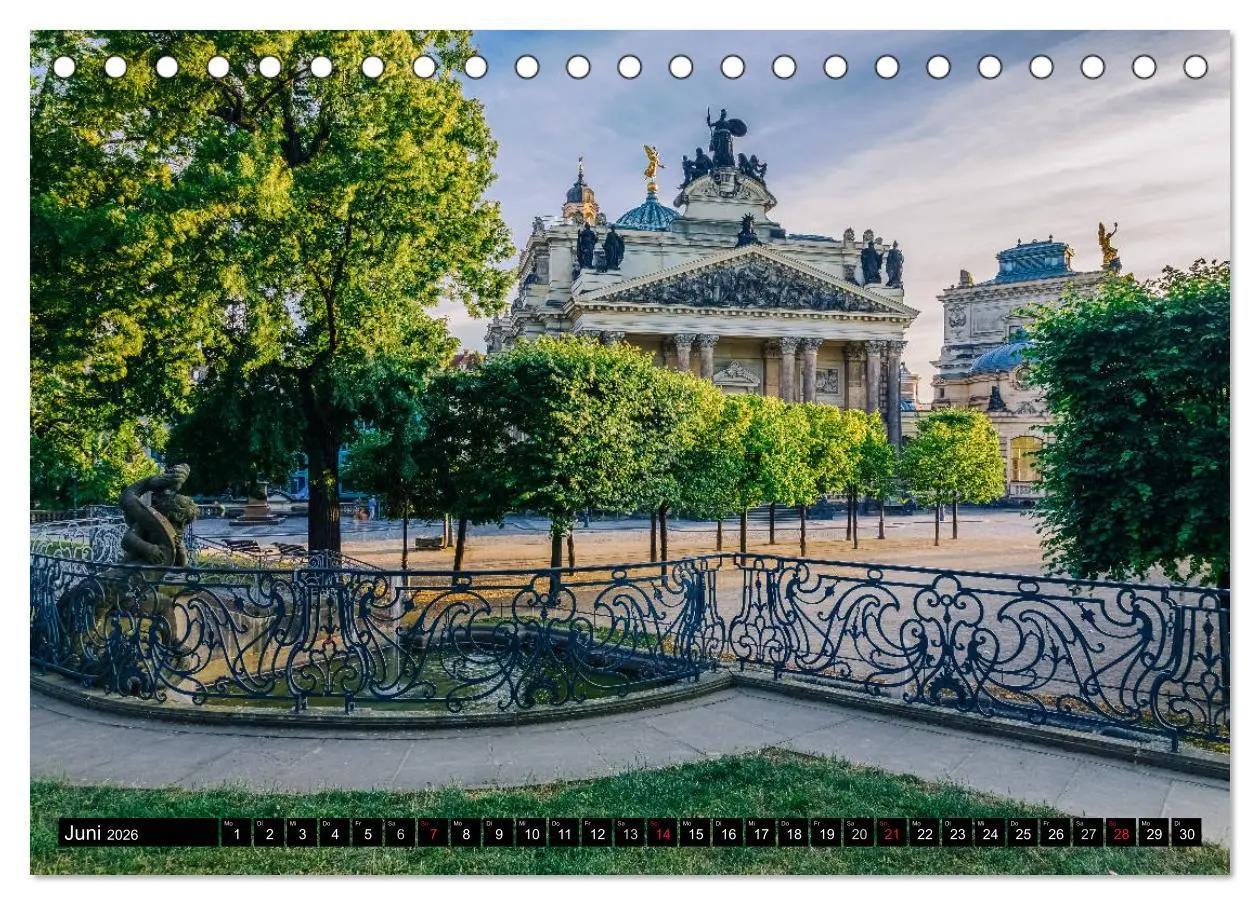 Bild: 9783516240108 | Barockperle Dresden (Tischkalender 2026 DIN A5 quer), CALVENDO...