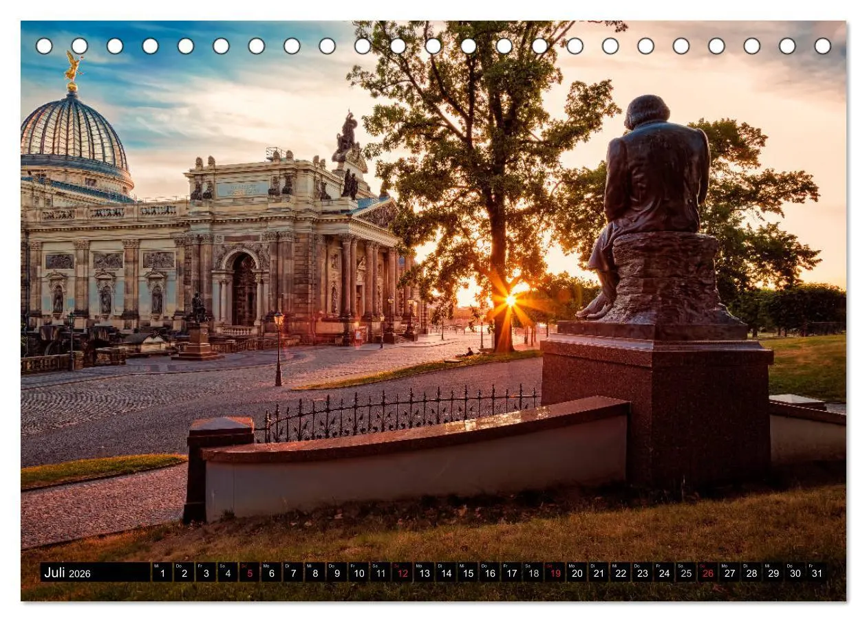 Bild: 9783516240108 | Barockperle Dresden (Tischkalender 2026 DIN A5 quer), CALVENDO...