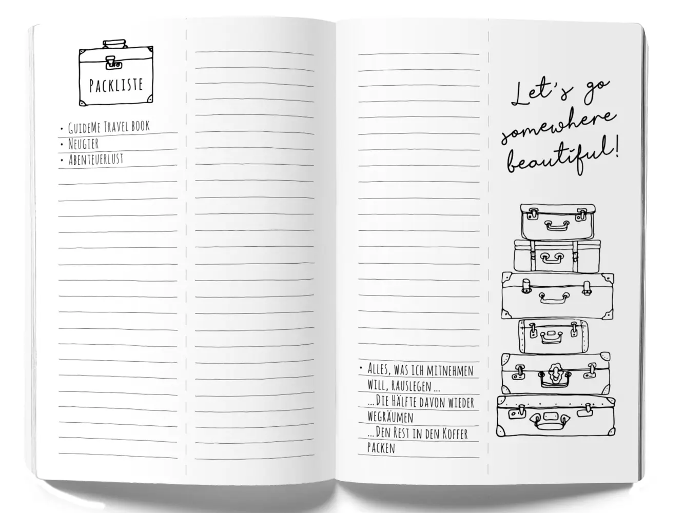 Bild: 9783828330108 | GuideMe Reisetagebuch Travel Diary "Unter Palmen" | Taschenbuch | 2025