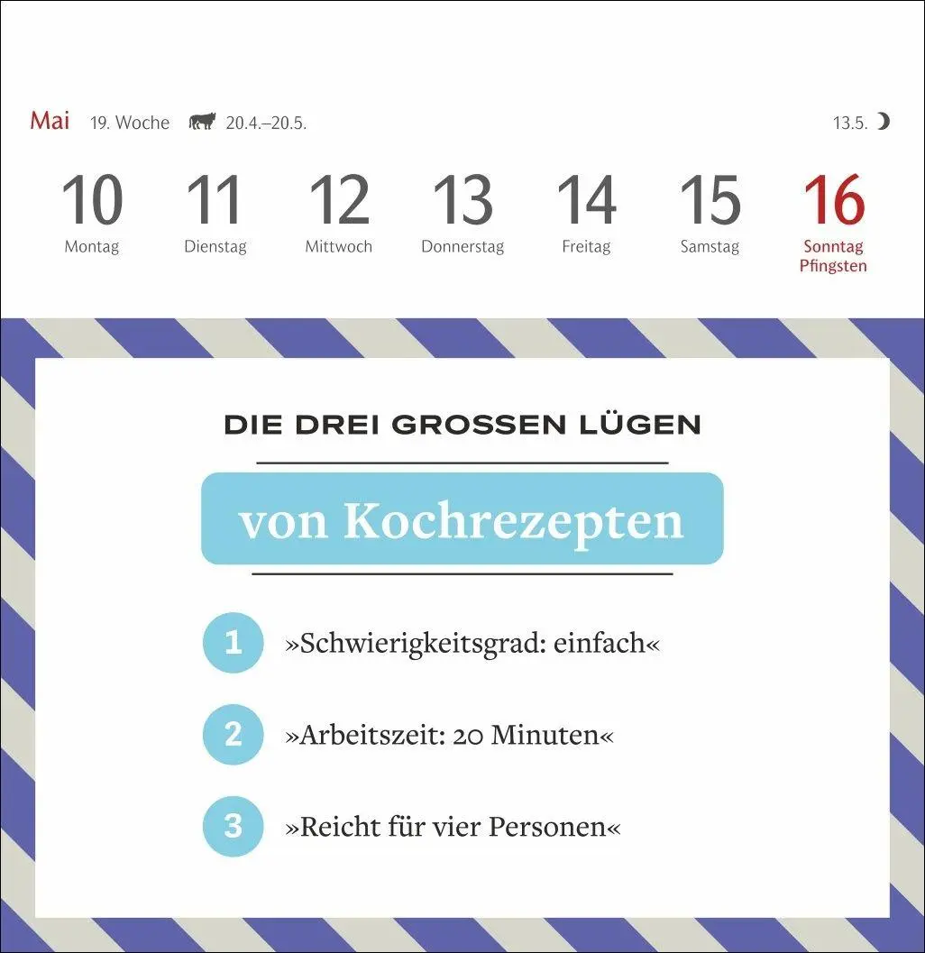 Bild: 9783840040108 | Die drei großen Lügen Premium-Postkartenkalender 2027 - 53...
