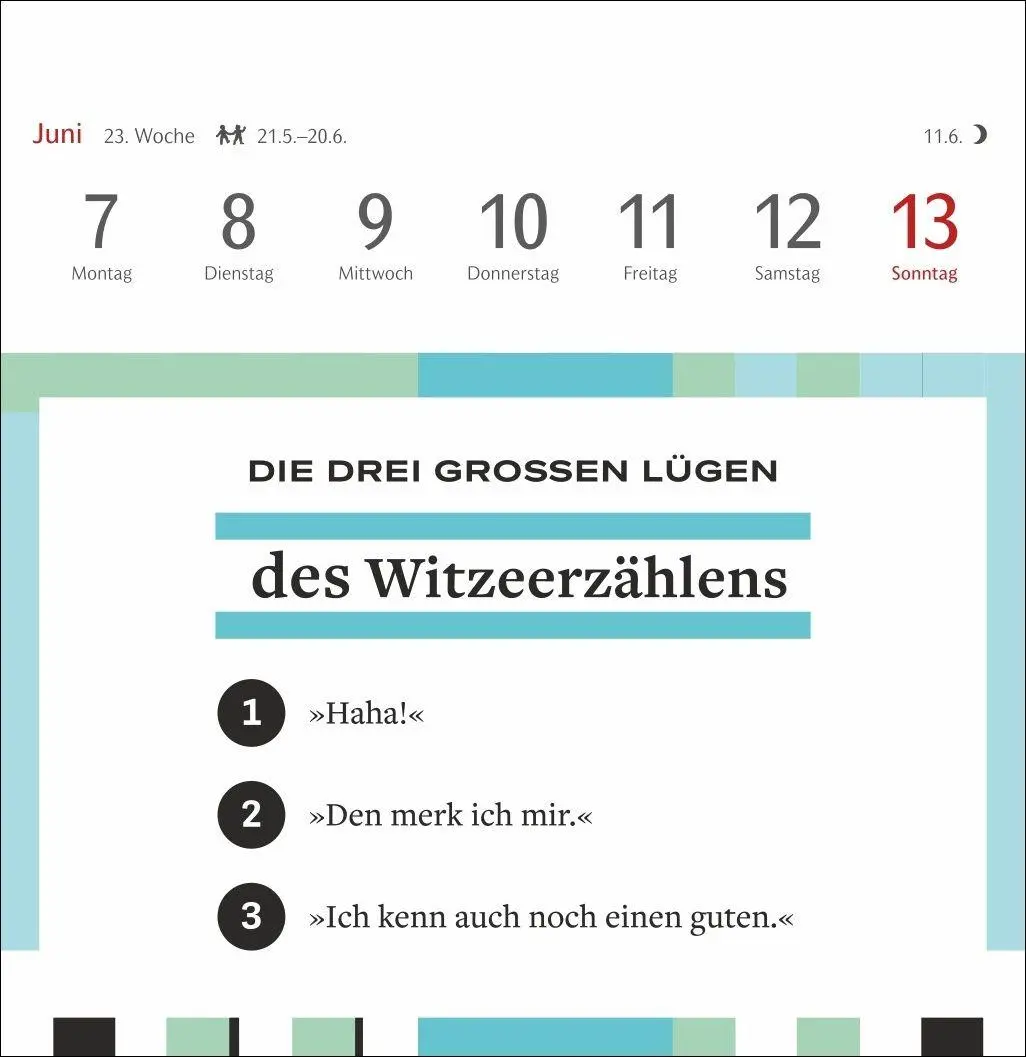 Bild: 9783840040108 | Die drei großen Lügen Premium-Postkartenkalender 2027 - 53...