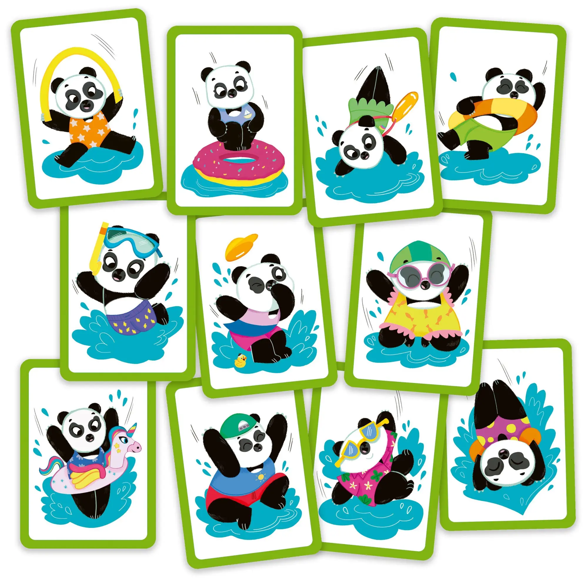 Bild: 4260671130208 | Panda-Pool-Party | Kartenspiel für Kinder ab 4 Jahren | Spiel | N3020