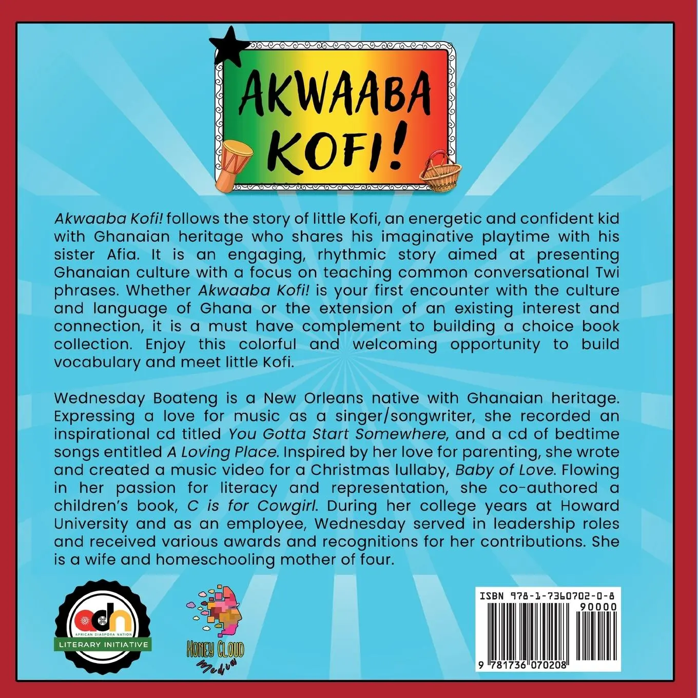 Rückseite: 9781736070208 | Akwaaba Kofi! | Wednesday Boateng | Taschenbuch | Englisch | 2020