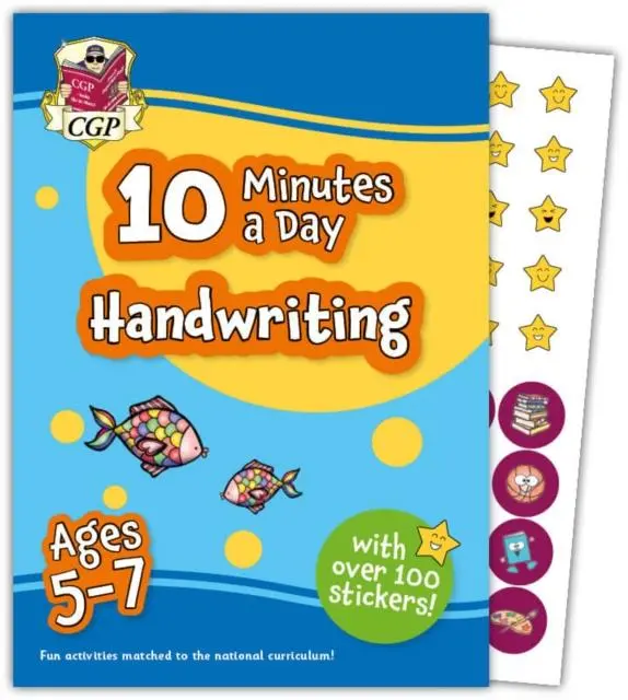 Cover: 9781837740208 | 10 Minutes a Day Handwriting for Ages 5-7 (with over 100 stickers)