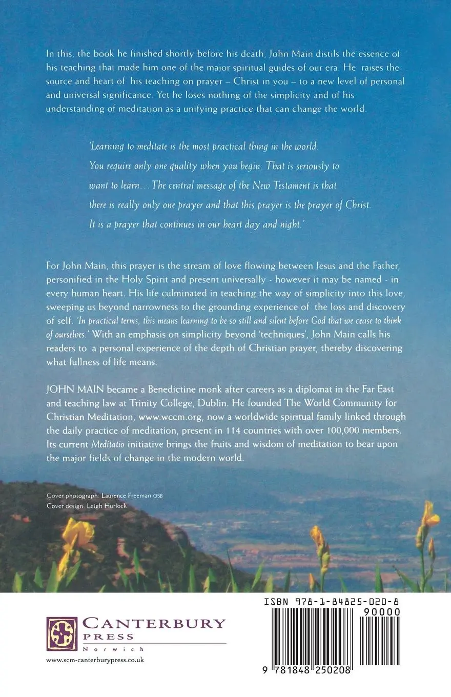 Rückseite: 9781848250208 | Moment of Christ | Prayer as the Way to God's Fullness | John Main