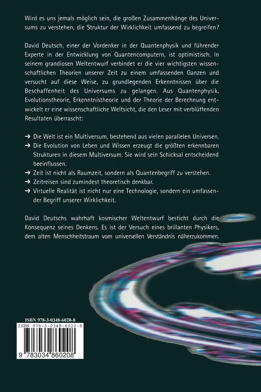 Rückseite: 9783034860208 | Die Physik der Welterkenntnis | Auf dem Weg zum universellen Verstehen