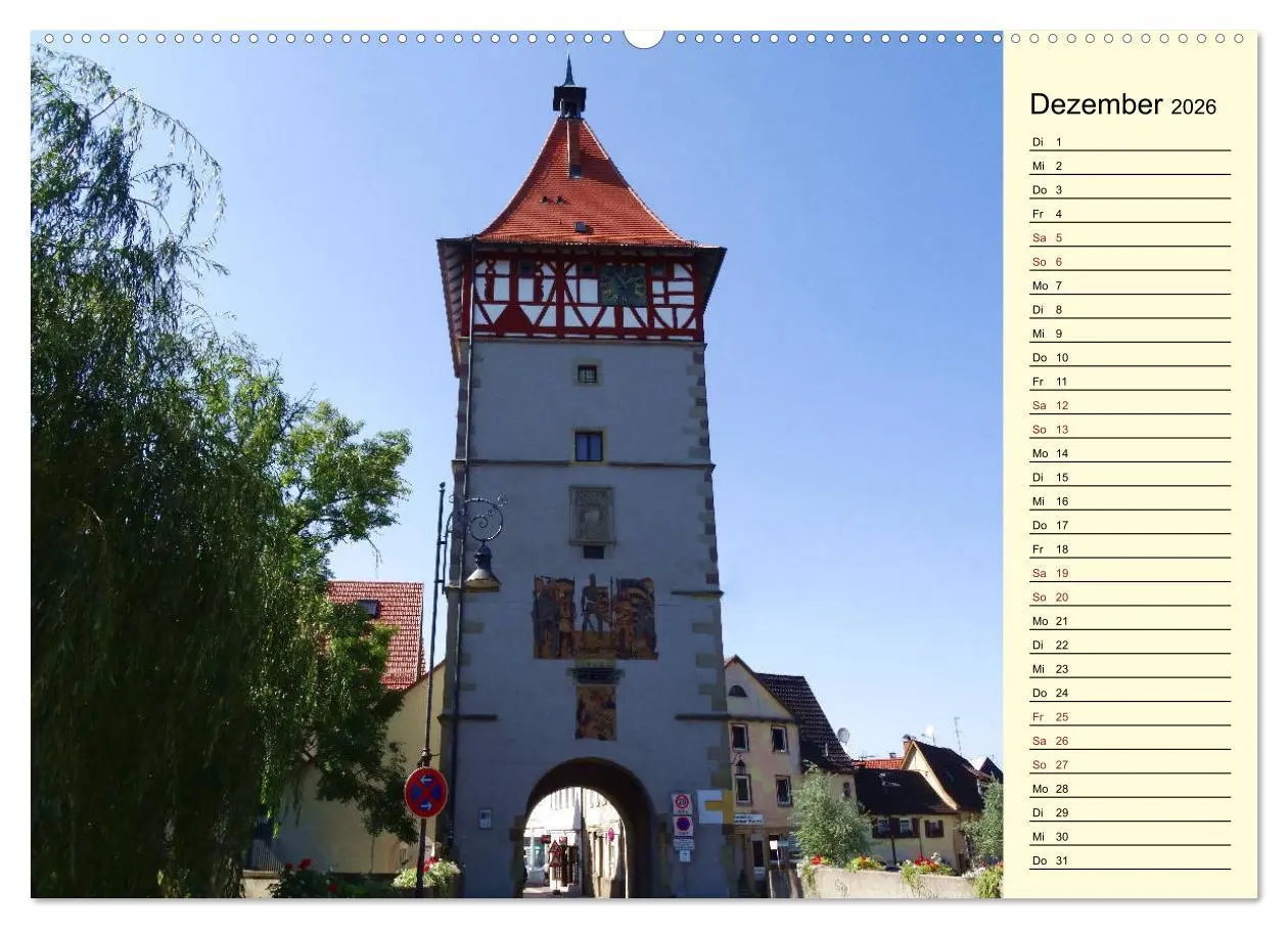 Bild: 9783457760208 | Unterwegs in Waiblingen (hochwertiger Premium Wandkalender 2026 DIN...