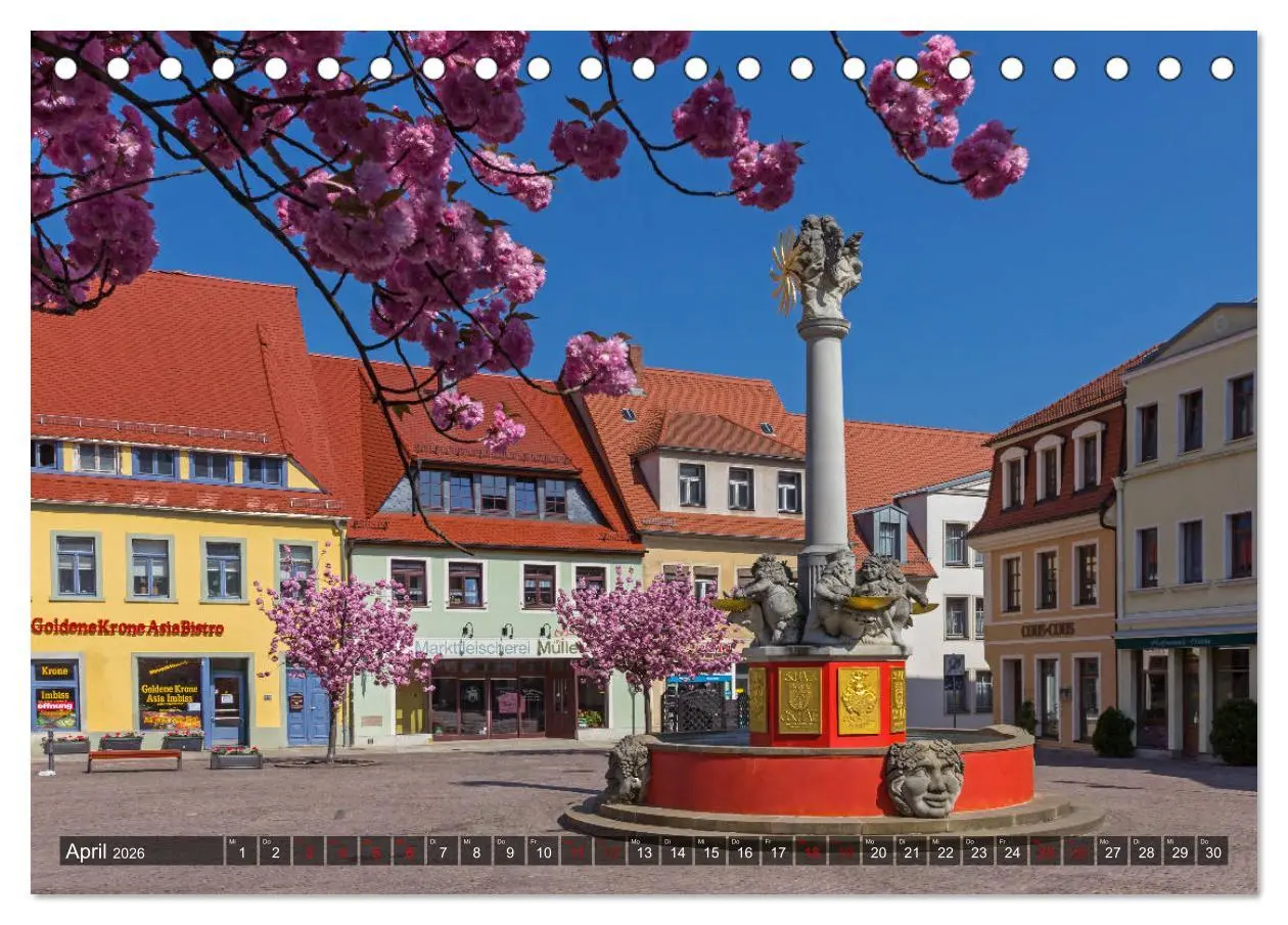 Bild: 9783457830208 | Unterwegs in Oschatz (Tischkalender 2026 DIN A5 quer), CALVENDO...