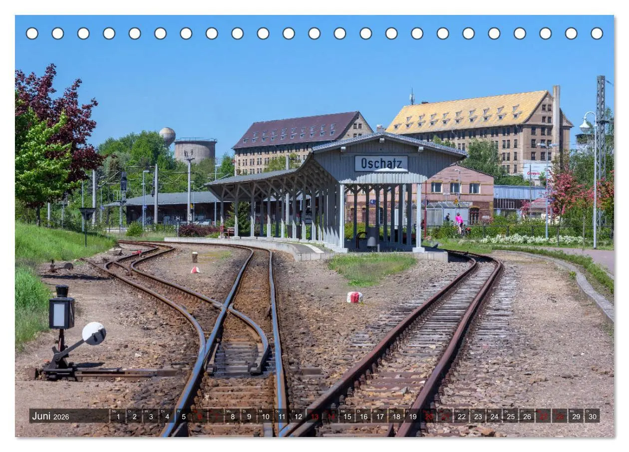 Bild: 9783457830208 | Unterwegs in Oschatz (Tischkalender 2026 DIN A5 quer), CALVENDO...