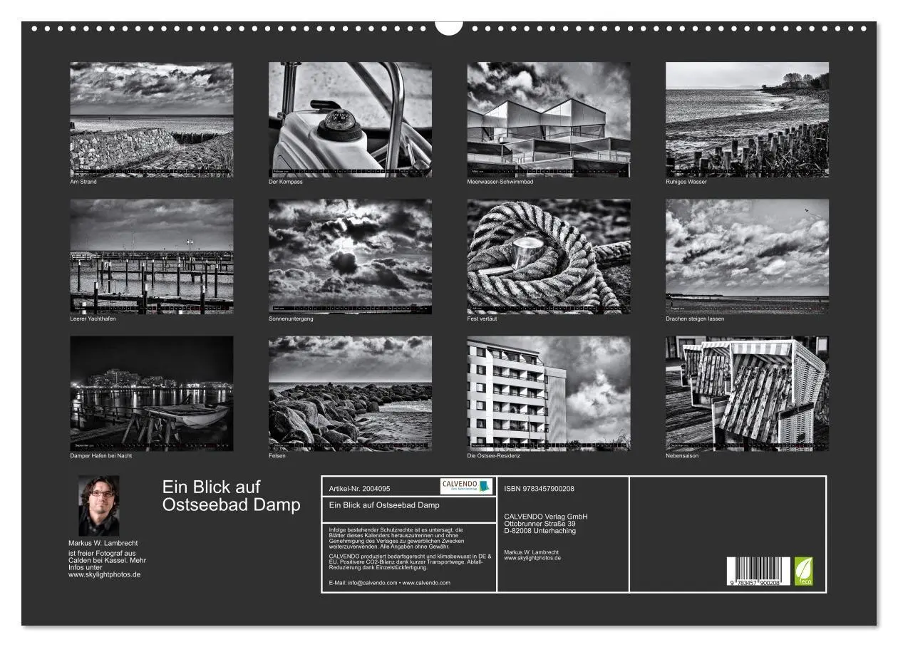 Bild: 9783457900208 | Ein Blick auf Ostseebad Damp (Wandkalender 2026 DIN A2 quer),...