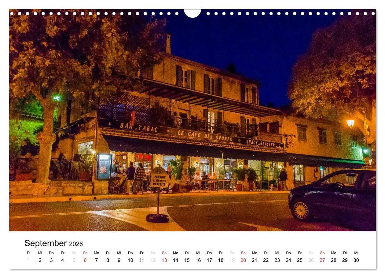 Bild: 9783516160208 | Cote D`Azur (Wandkalender 2026 DIN A3 quer), CALVENDO Monatskalender
