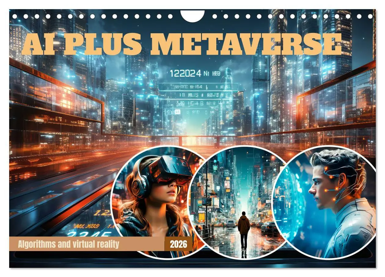 Cover: 9783516540208 | AI PLUS METAVERSE Algorithms and virtual reality (Wall Calendar...